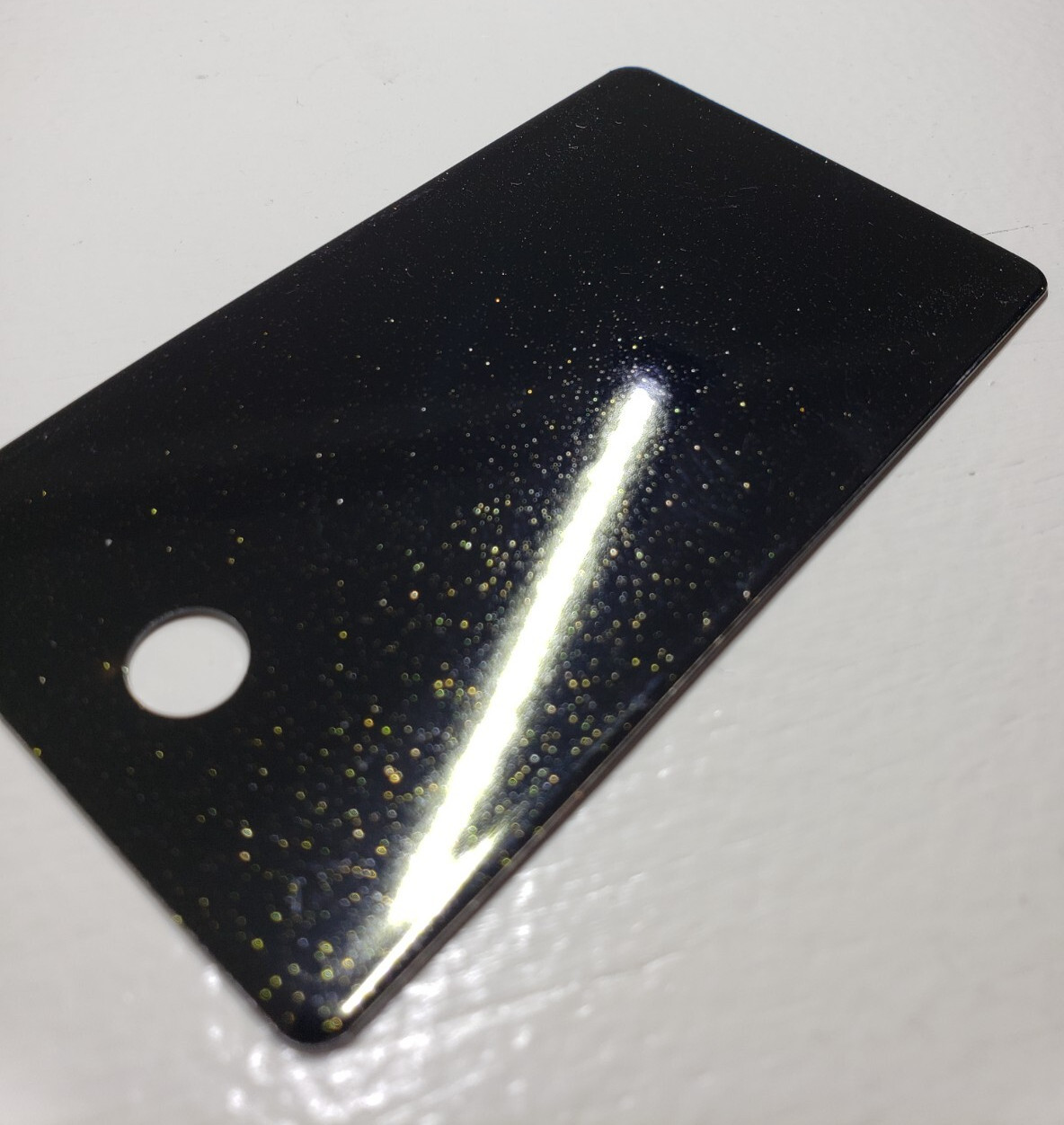 Black Sparkle Metallic Powder Coating Paint 1LB USA Made