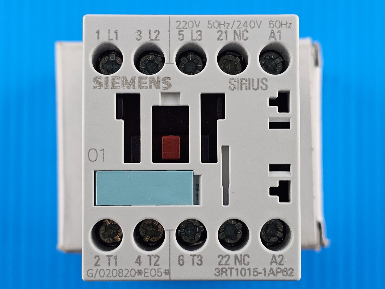 NEW Siemens 3RT1015-1AP62 Power Contactor, 3P, 7A, 3Kw, 3RT10151AP62 Lot of 2