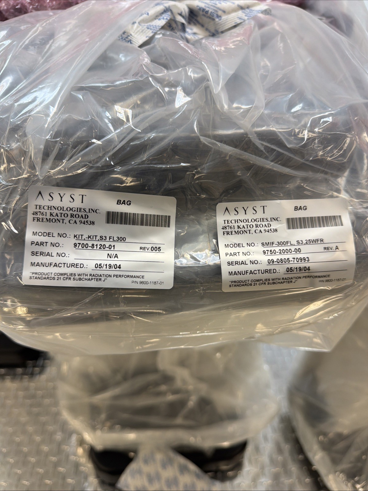 ASYST 300mm EFEM WAFER LOAD PORT SMIF-300FL S3 25WFR 9750-2000-00