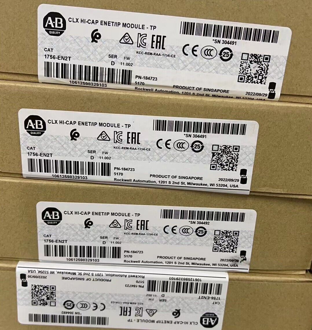 Allen Bradley 1756-EN2T / D ControlLogix EtherNet/IP Module AB 1756EN2T ~AD