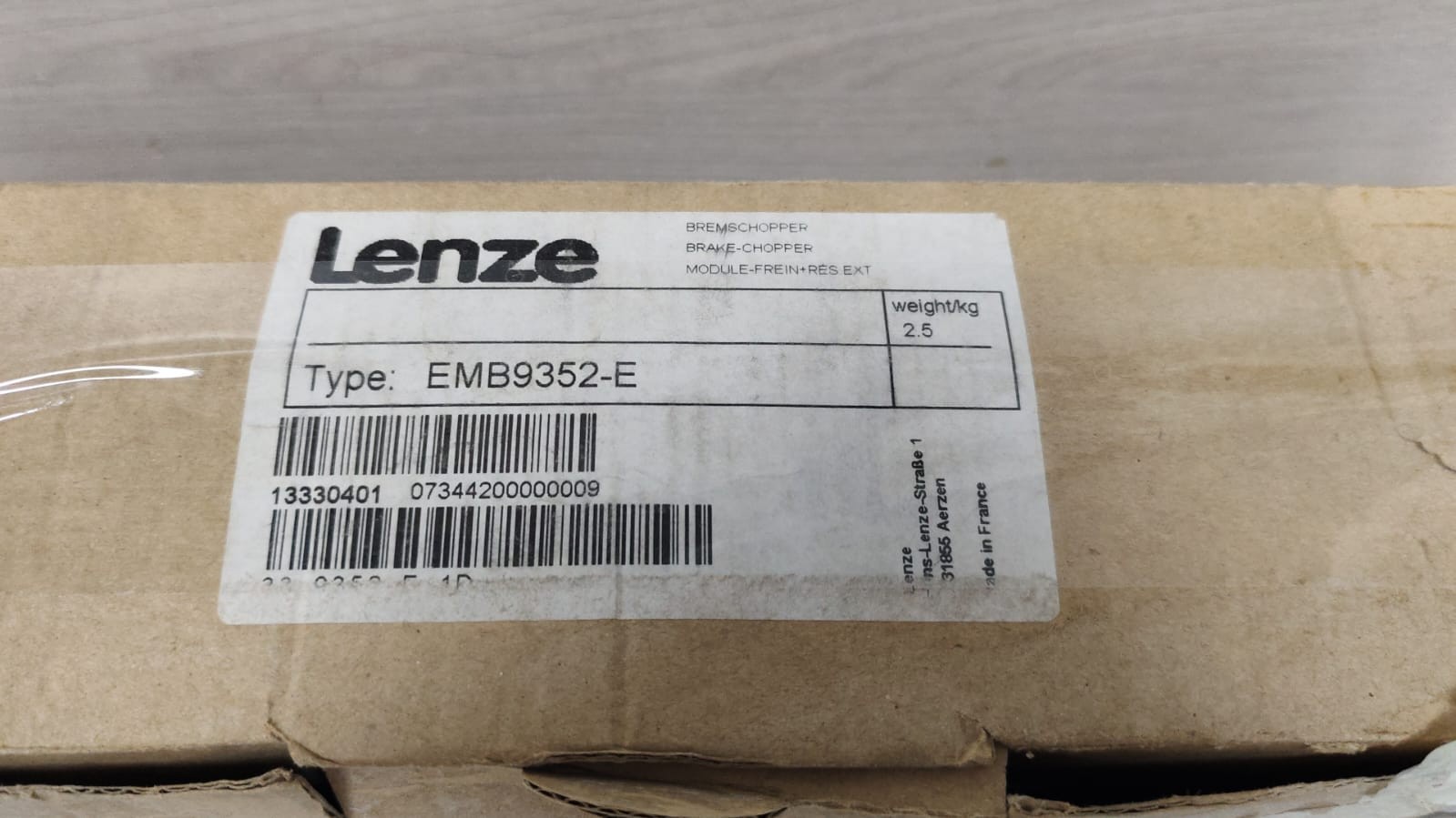 LENZE EMB9352-E SERIES BRAKE UNIT 765V