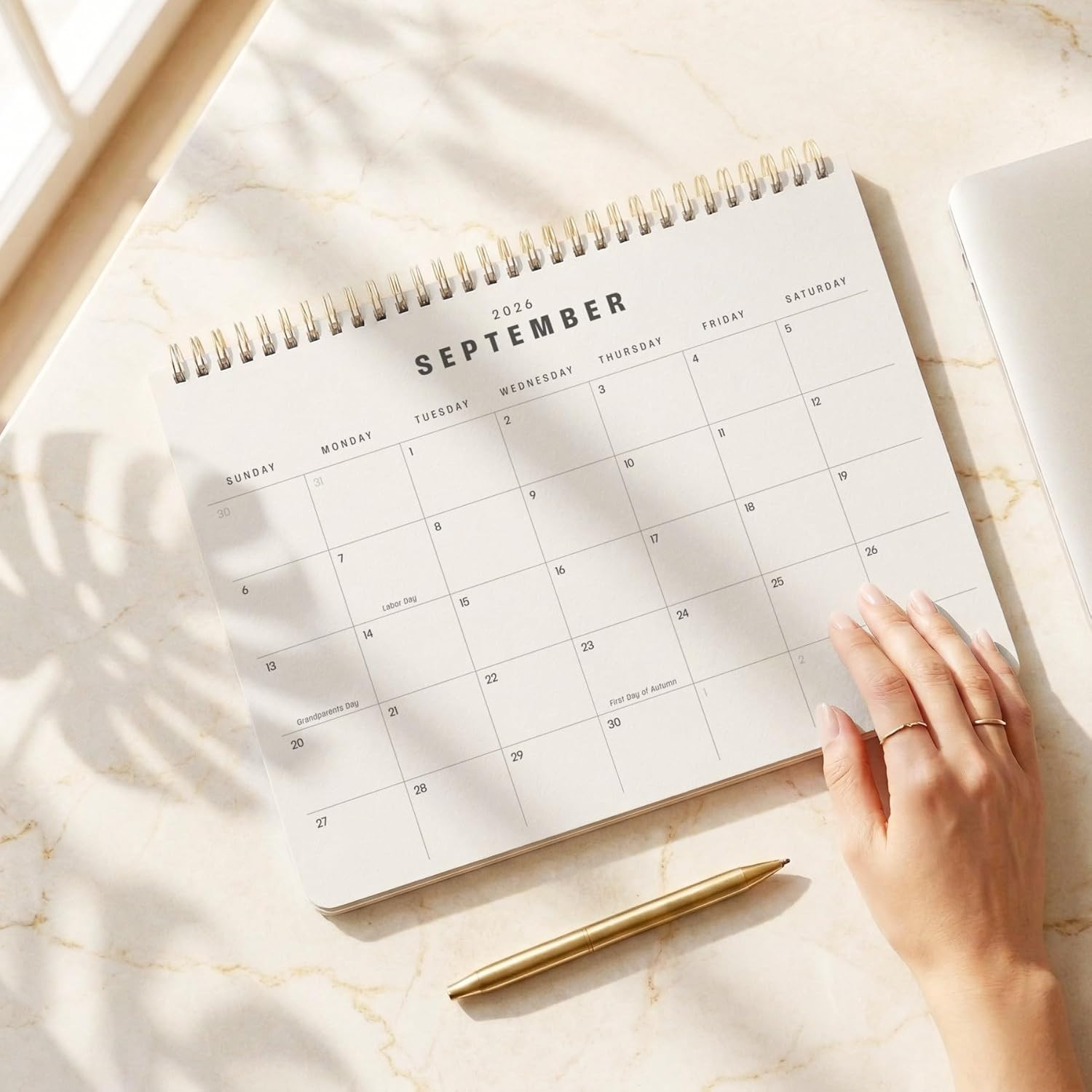 Beautiful 2026-2027 Monthly Planner and Calendar Book – Modern to Do List Notebo
