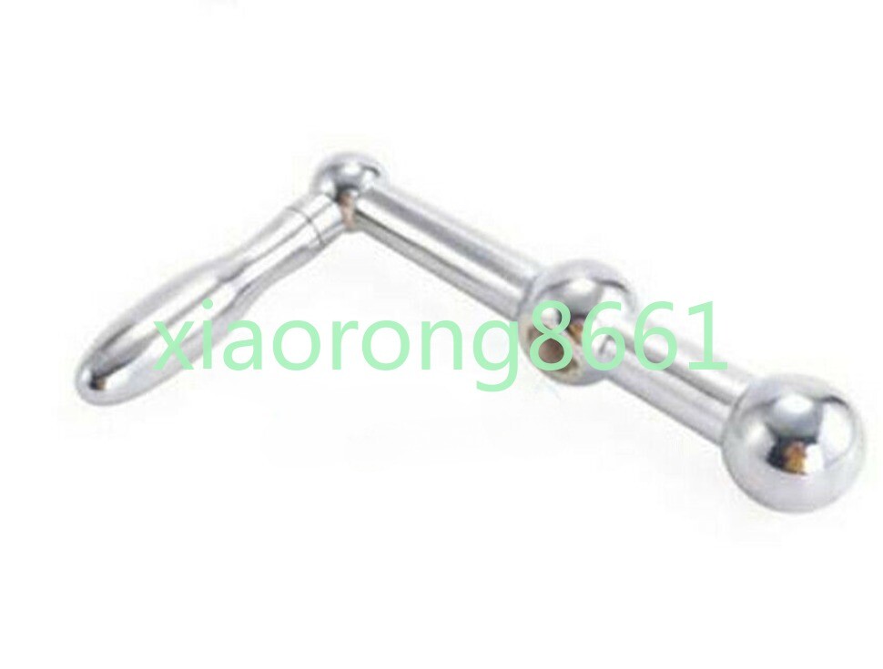 For Bridgeport Milling Machine Parts- Three Ball Metal Crank Handle 197mm*Ø16mm