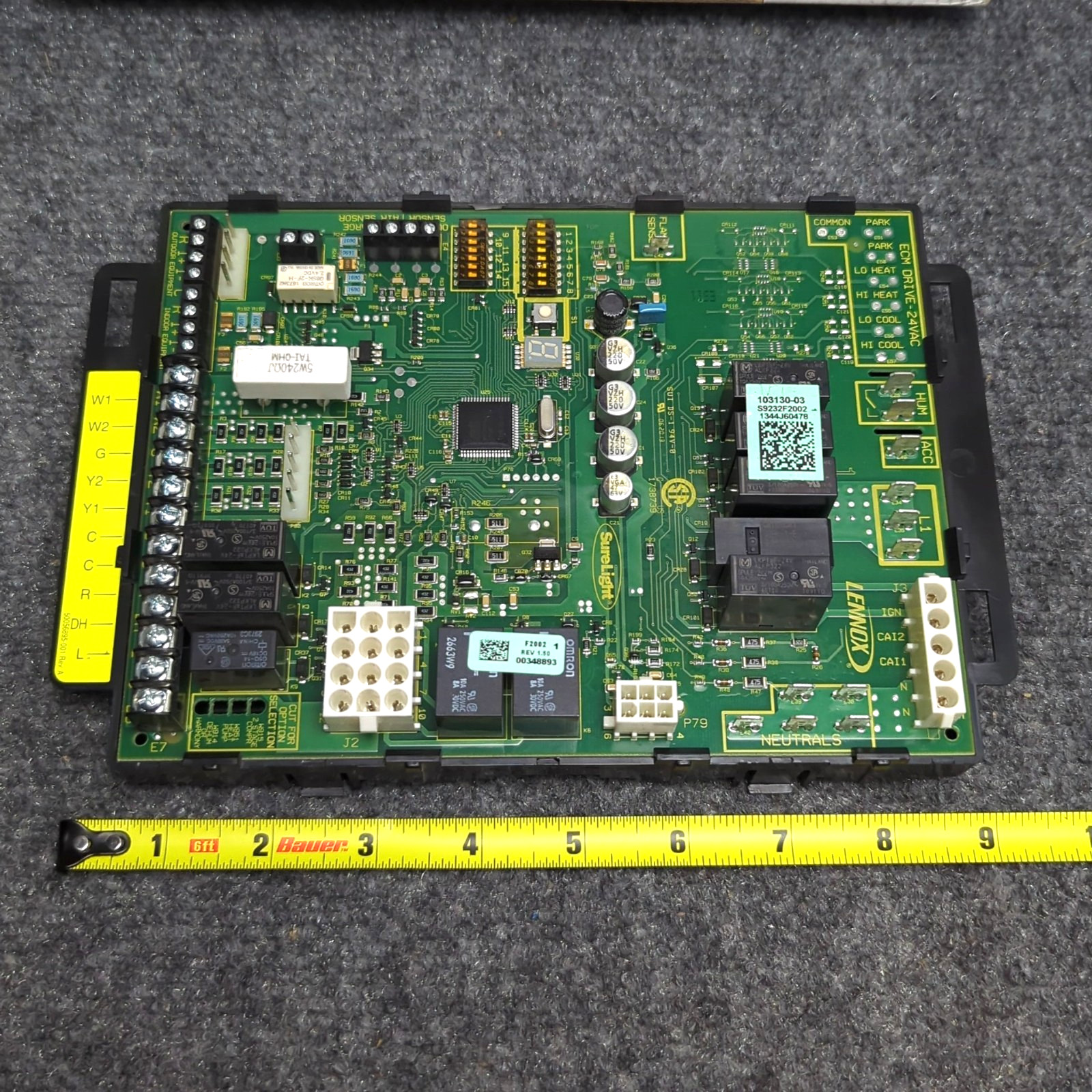 Lennox SureLight Furnace Control Circuit Board S9232F2002 / 103130-01 Through 05