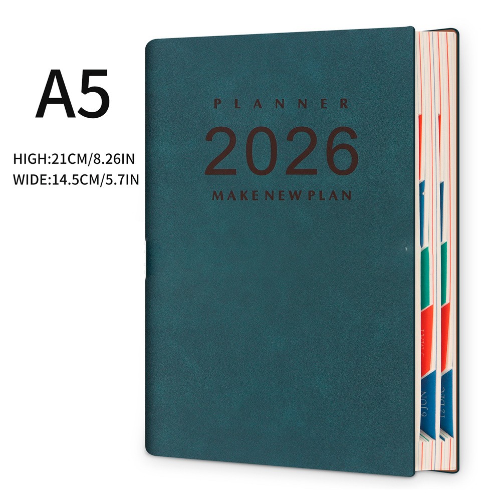 Daily Planner 2026, Calendar 2026 Agenda Planner Daily Journal Notebook 5.7″X8.3