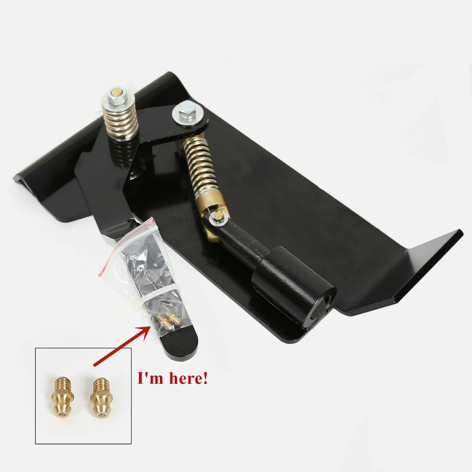 Weld-On Skid Steer Quick Attach Bucket Conversion Adapter Latch Plates Universal