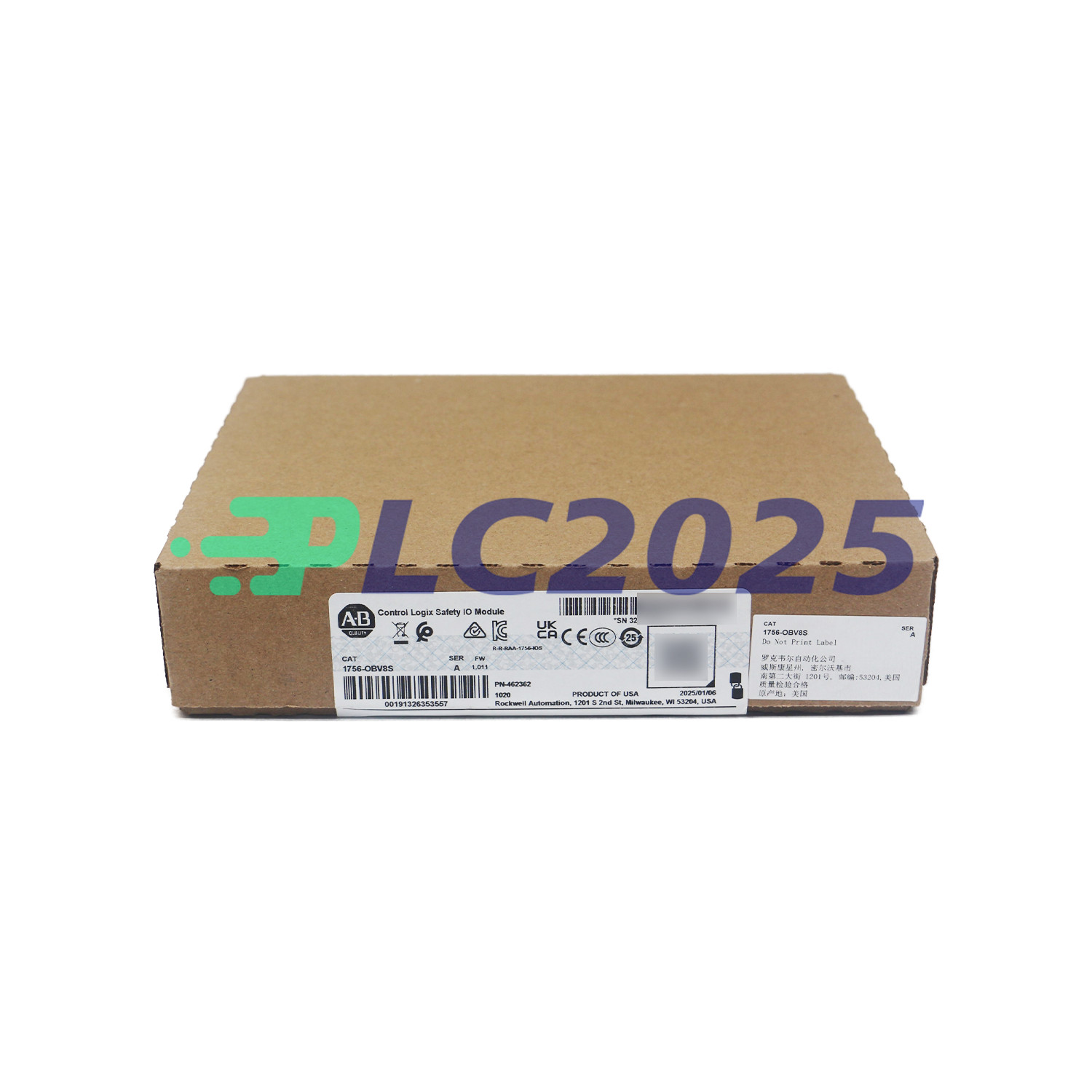 Sealed NEW Allen Bradley 1756-OBV8S/A ControlLogix 8 ch. Safety Output Module