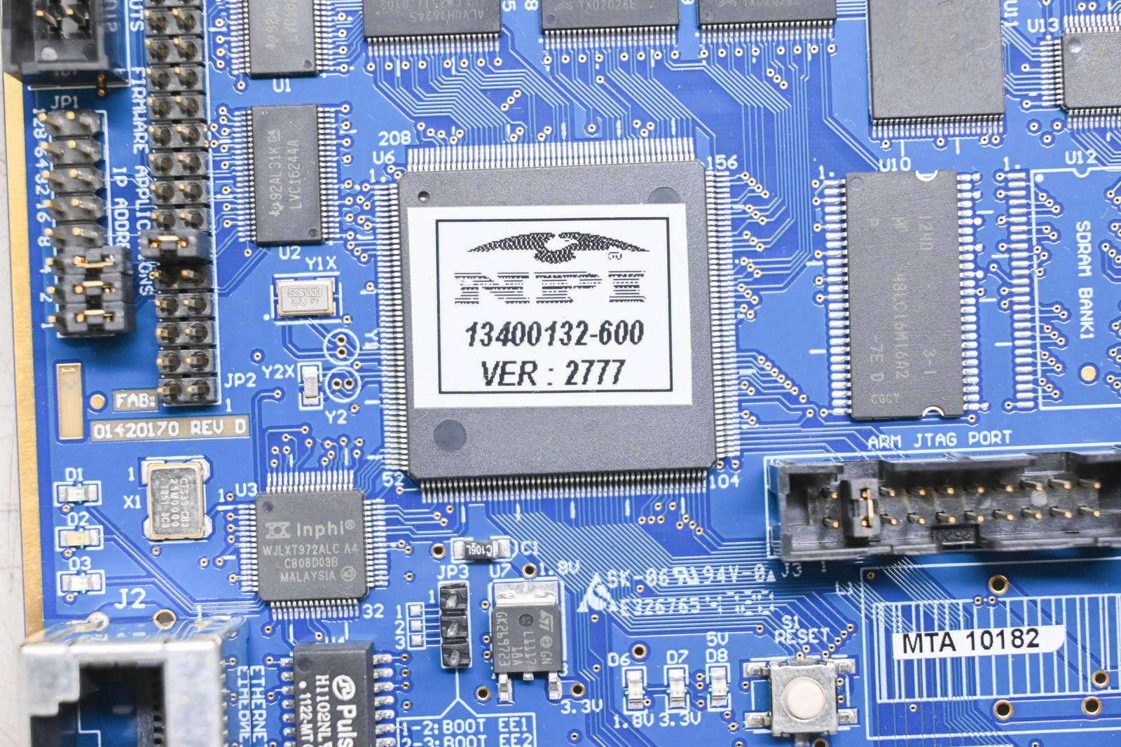 NPI 13400132-600 Refurbished PCB Assembly ARM9 MB Processor