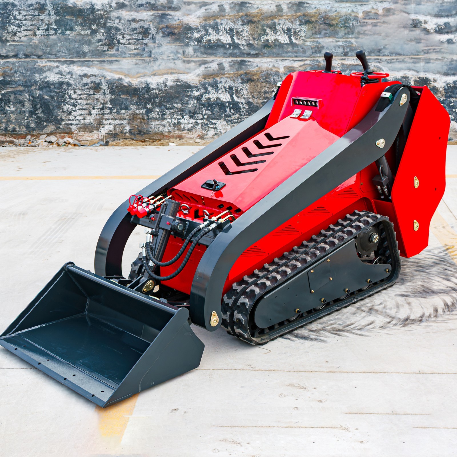 3527Lbs Mini Skid steer Loaders EPA 25 HP Kubota Engine Free Shipping USA Stock