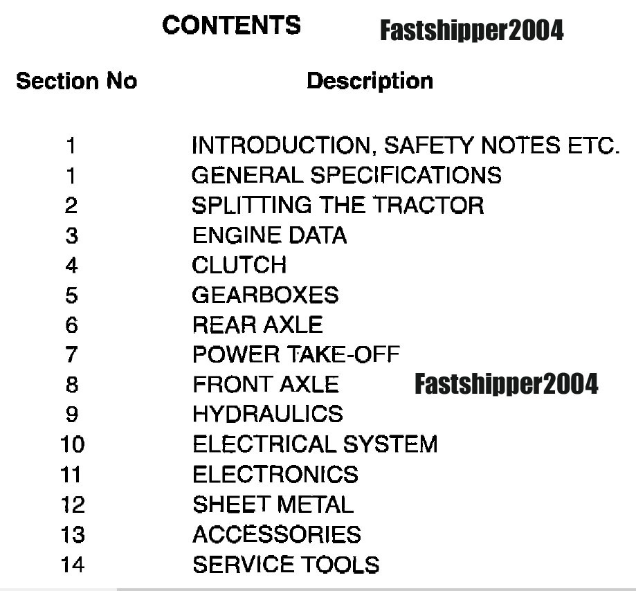 Massey Ferguson Tractors Service Manual Repair 230 231 231S 235 240 241 243 245