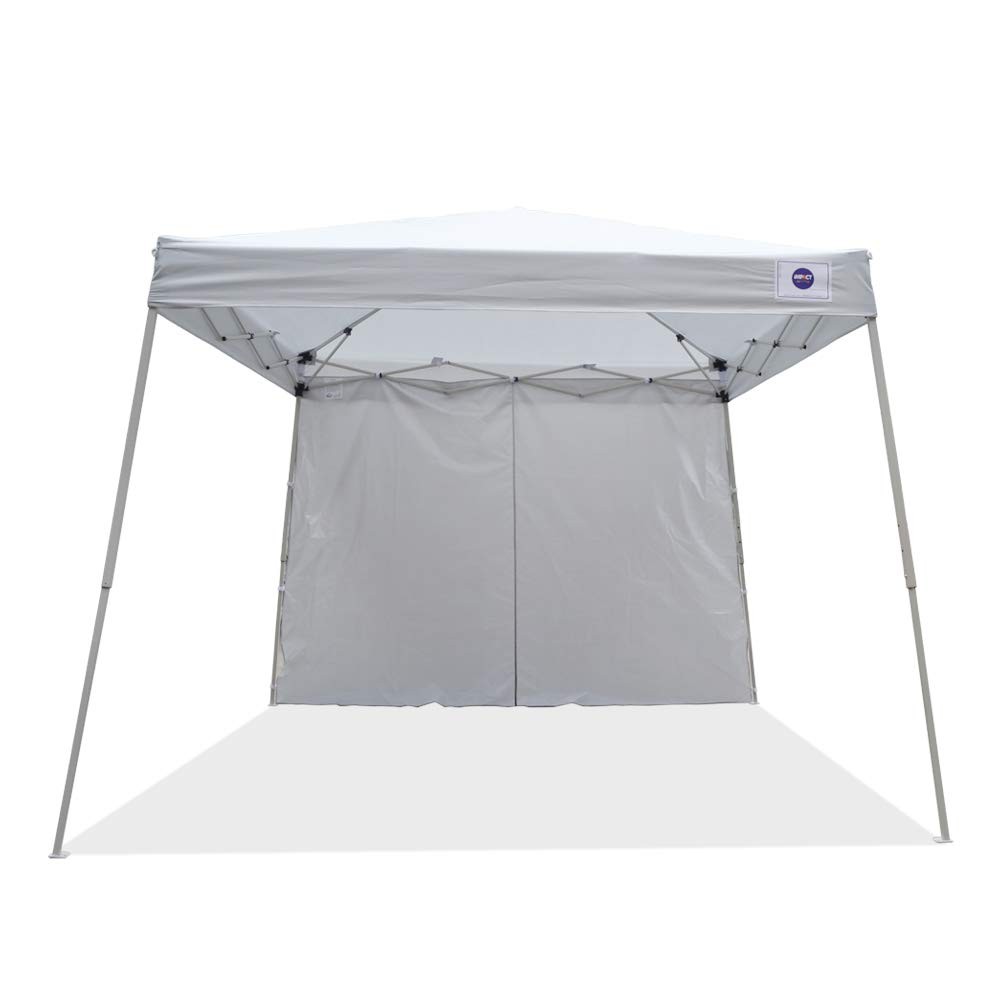 Impact Canopy 283010001 Slant Leg Canopy White-One Sidewall