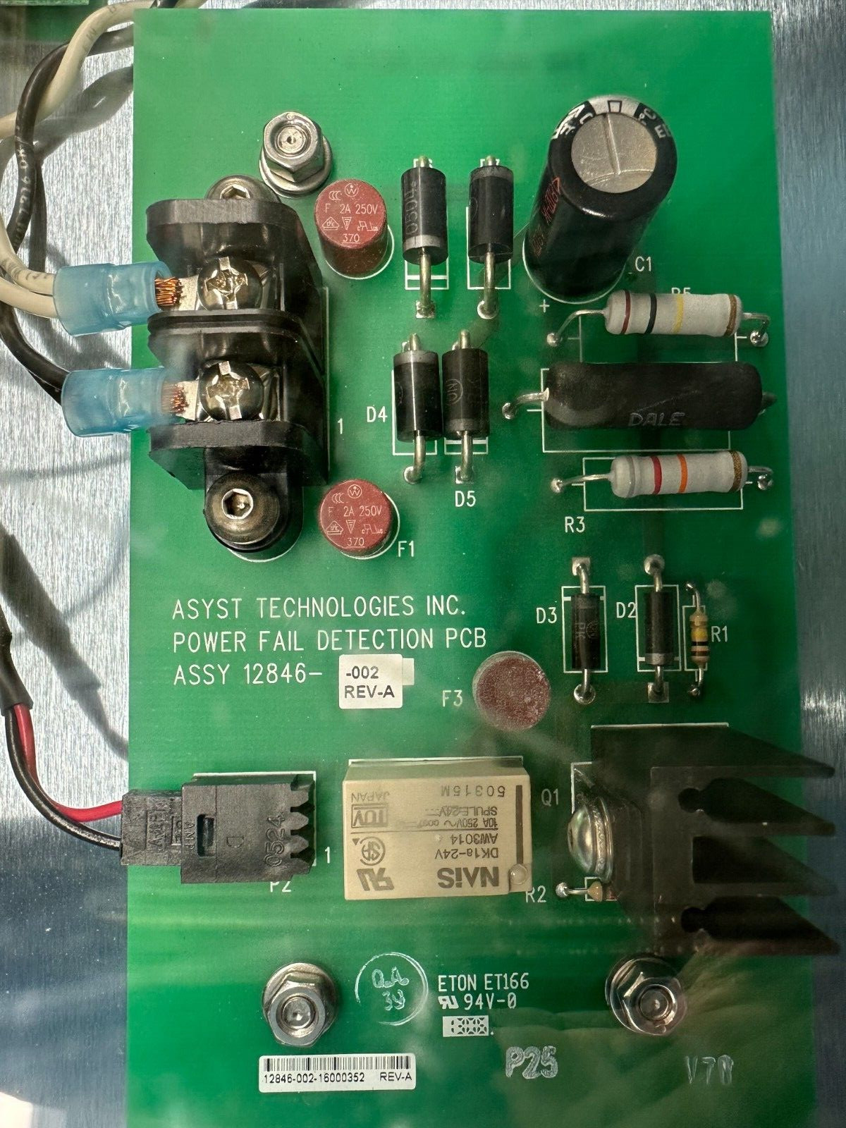ASYST Power Fail Detection PCB 12846-002