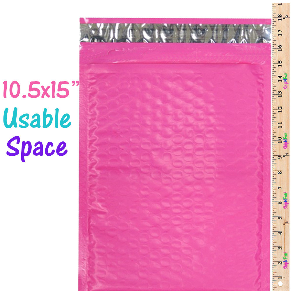 10 x 16″ Choose Colors Poly Bubble Mailers, Shipping Padded Envelopes, 10.5 x 15