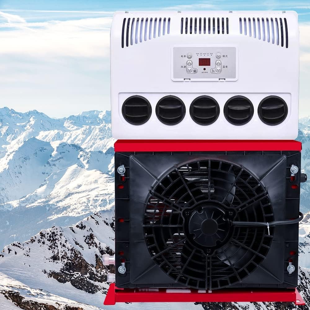 12V 11000 BTU Truck Air Conditioner Split AC Fits Semi Trucks Bus RV Caravan