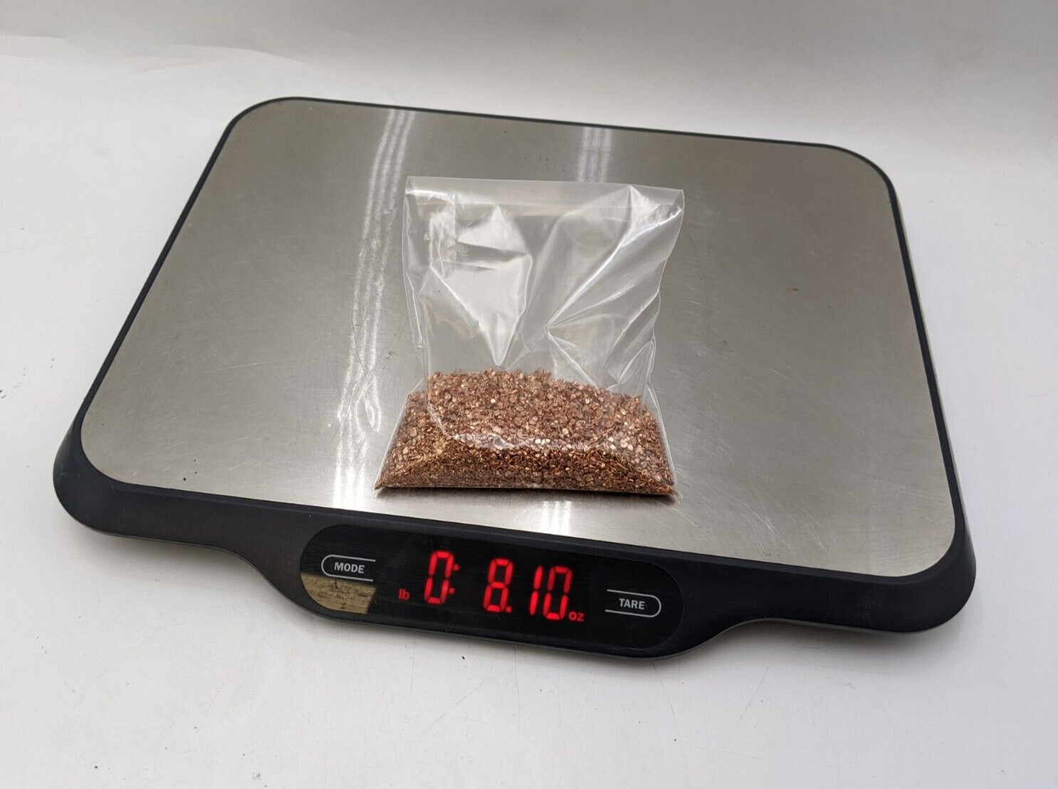 0.5lb Granulated Copper Shavings Bare Bright CU Material Craft Orgone Orgonite