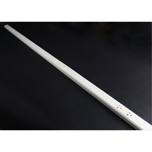 Legrand Nm24gb618 Prewired Raceway, 4 Outlets, Polyester