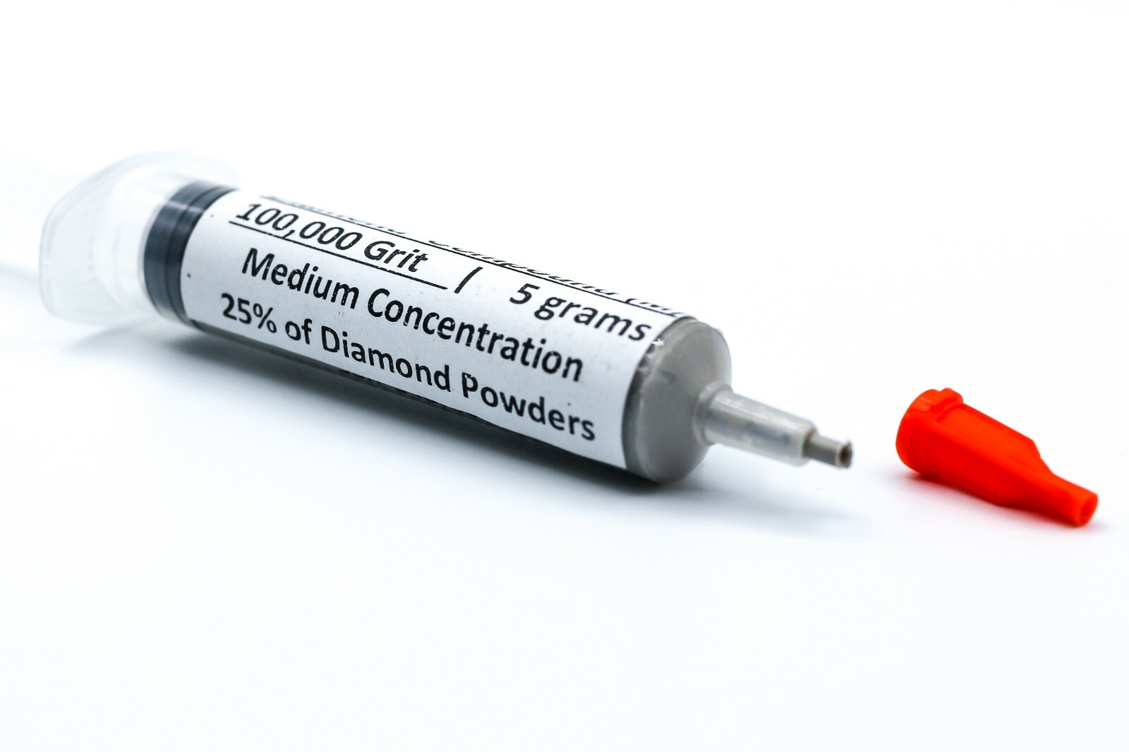 Diamond Polishing Paste 100,000 Grit 0-0.2 Micron (M) 25% Concentration, 5 grams
