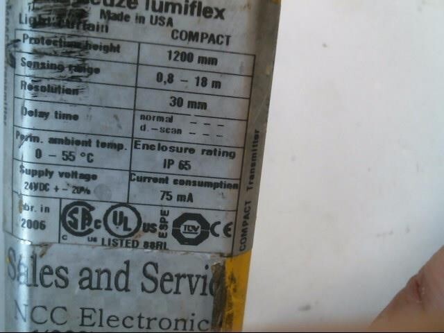 Leuze lumiflex, CT30-1200/BH3, compact transmitter