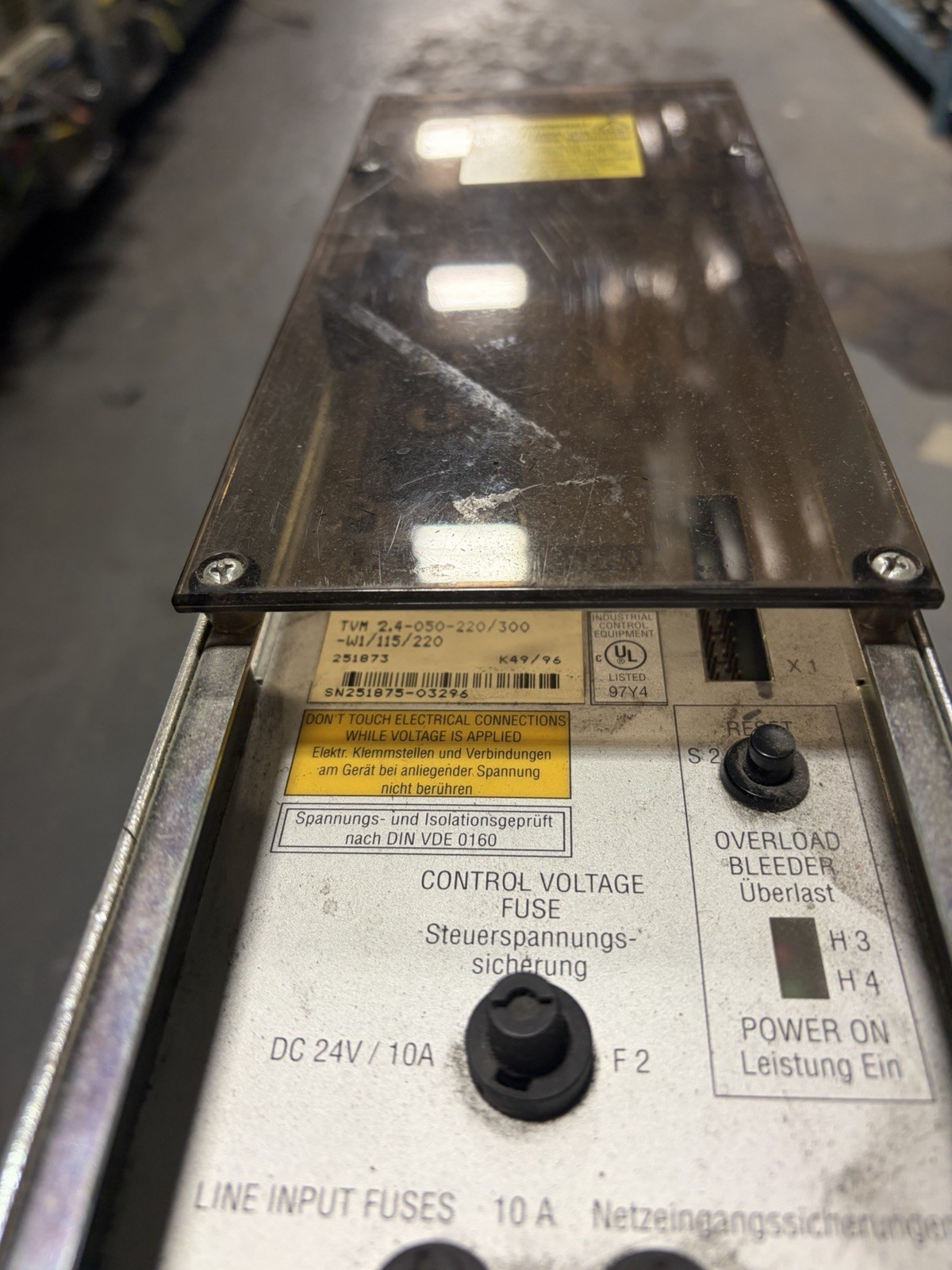 INDRAMAT AC SERVO CONTROLLER TDM 3.2-020-300-W0 USED TDM3220300W0
