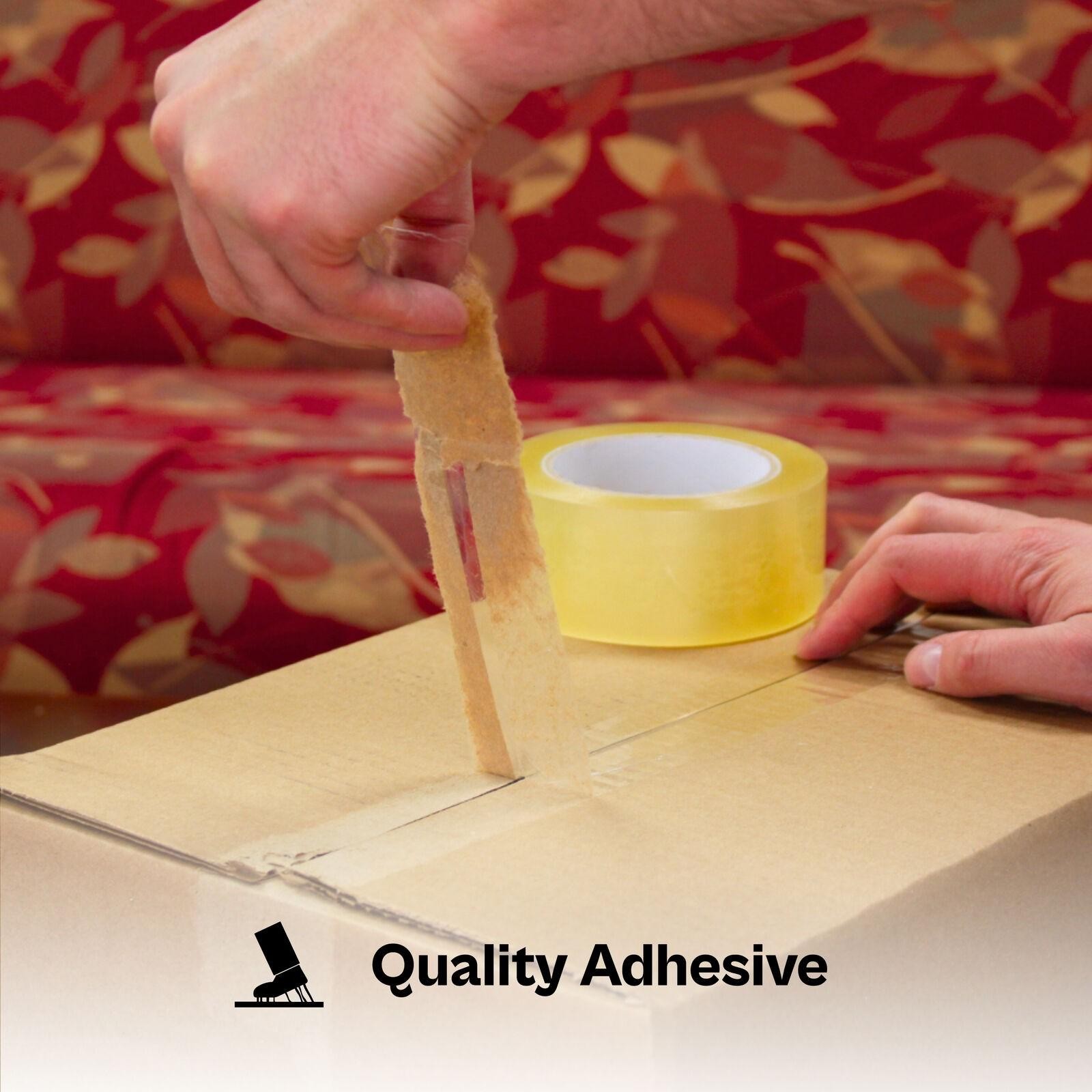 36 Rolls Carton Box Sealing Packaging Packing Tape 1.9 Mil 2″ x 110 Yds (330 ft)