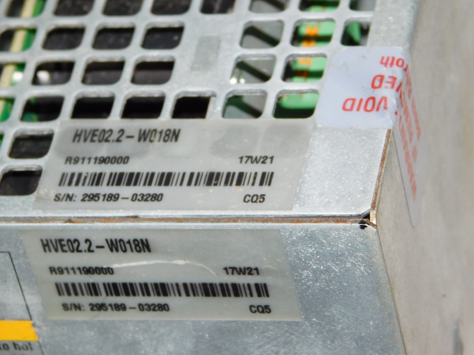 Bosch Rexroth HVE02.2-W018N Indramat Power Supply Unit Drive Module R911190000