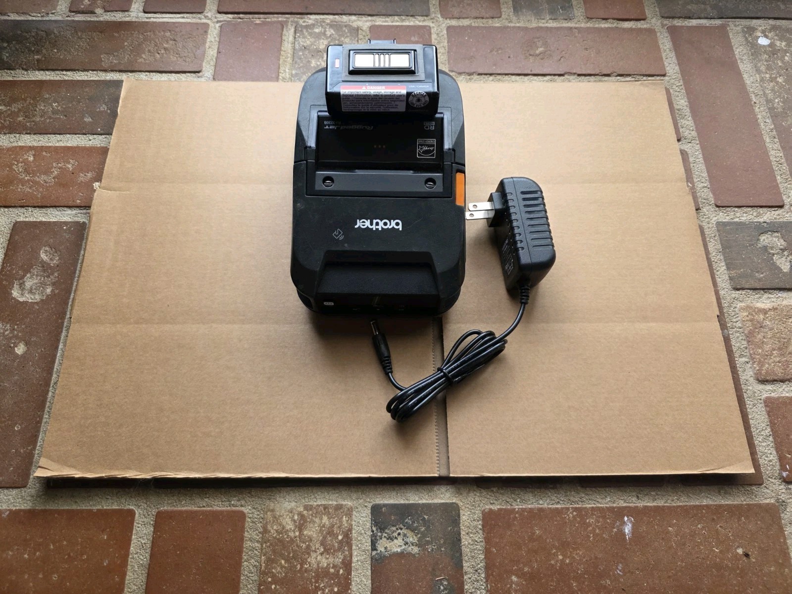 Brother RuggedJet Mobile Direct Thermal Printer Monochrome RJ-3230BL
