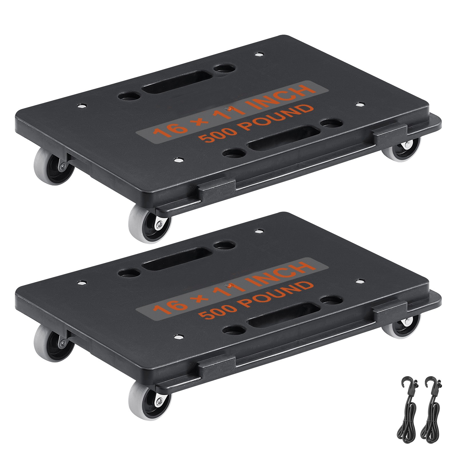 VEVOR 2PCS Platform Dolly Interlocking Edge Furniture Mover 500lbs Capacity Each
