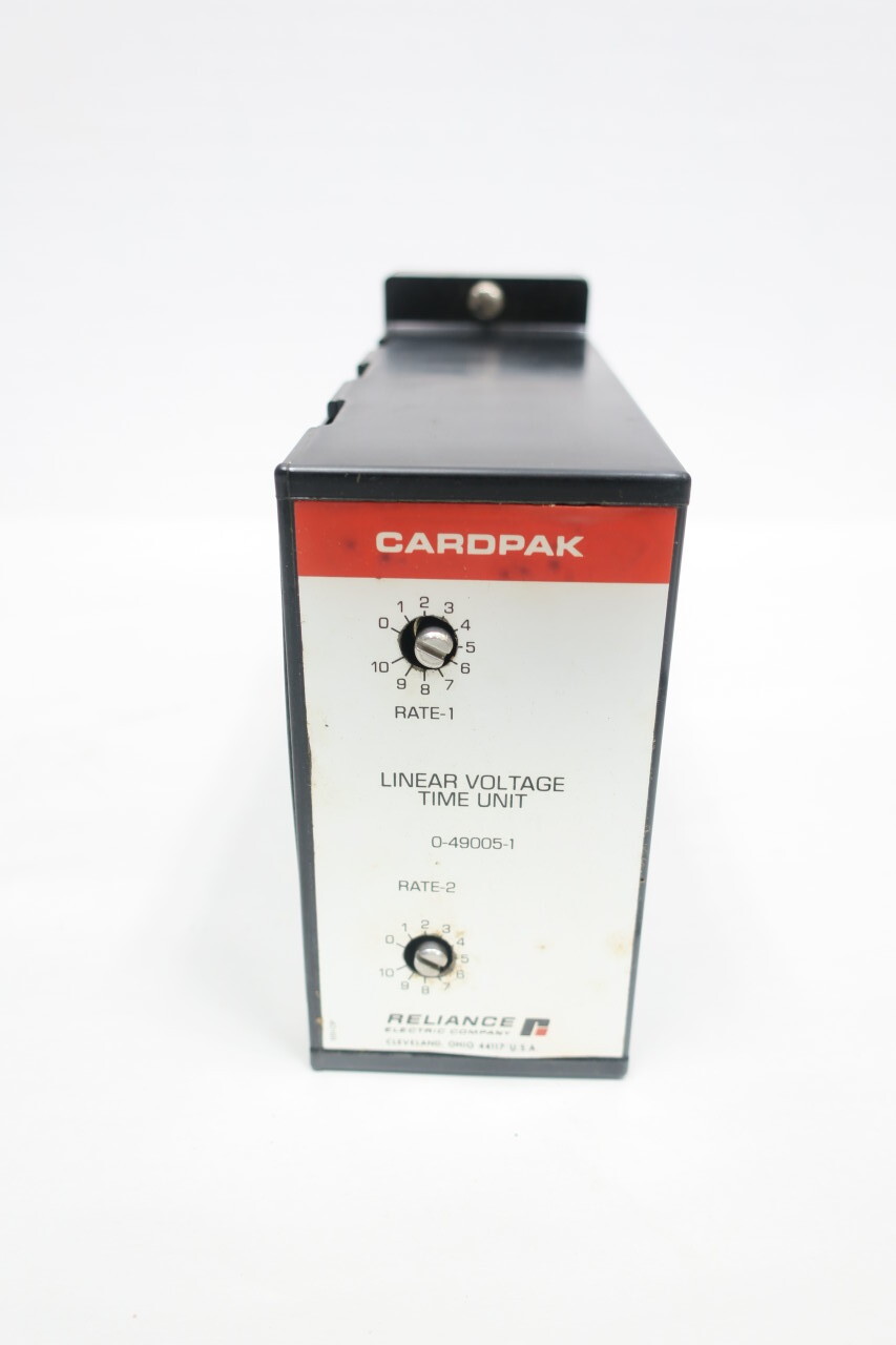 Reliance Cardpak 0-49005-1 Linear Voltage Time Unit