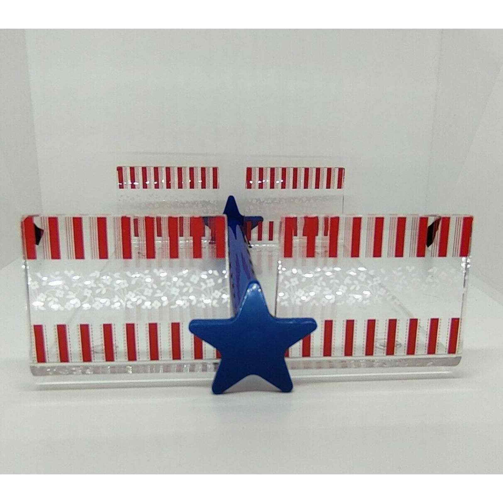 Avon Star Spangled Serveware Collection Stars And Stripes Napkin Holder July 4th