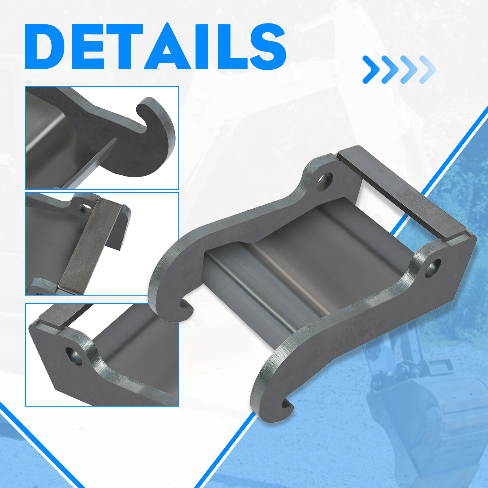 For Bobcat X-change E Series Steel Quick Attach Excavator Coupler Bracket