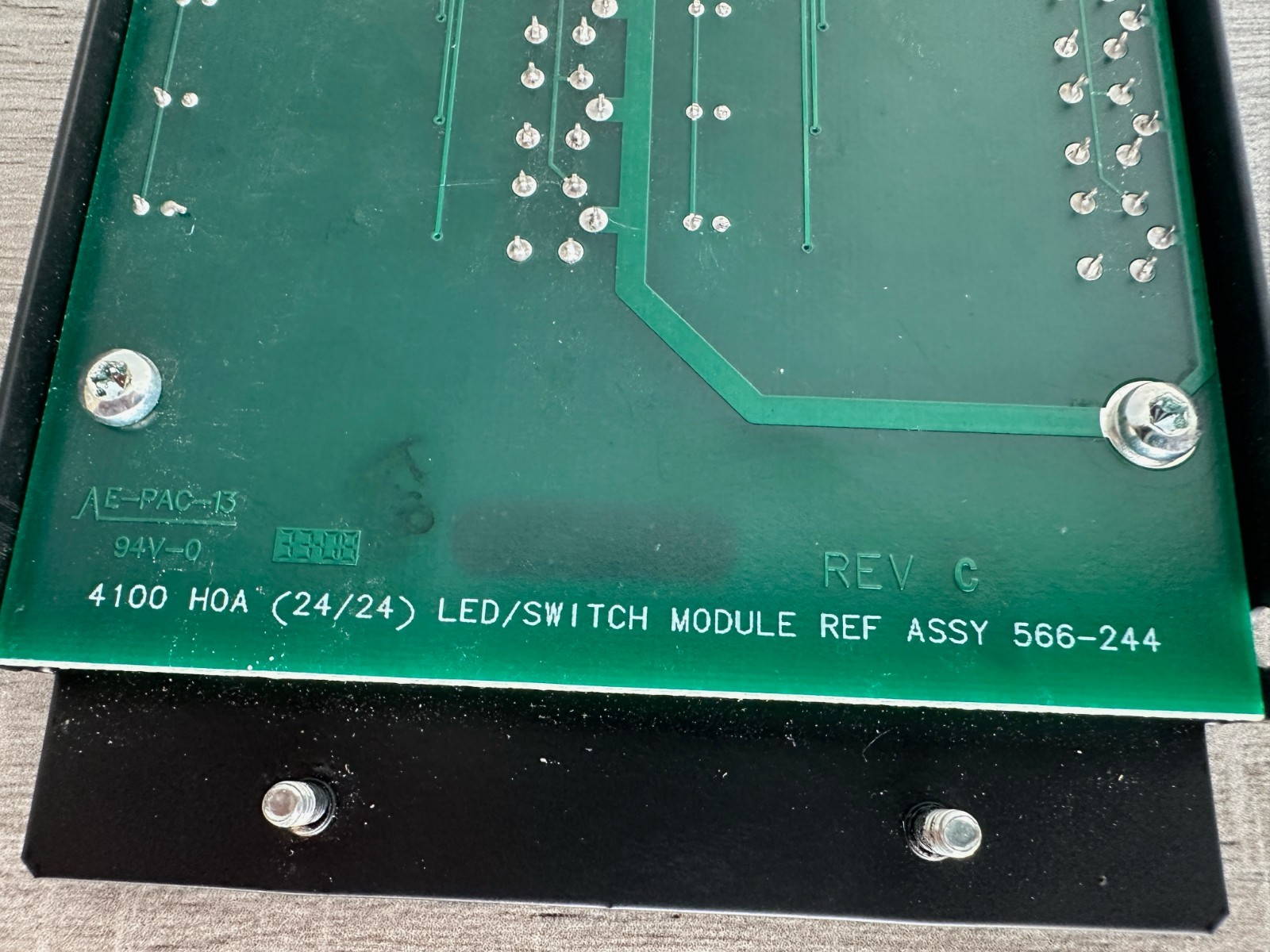SIMPLEX 4100-1275 24 SWITCH 24 RED LED HOA MODULE FREE SHIPPING !!!