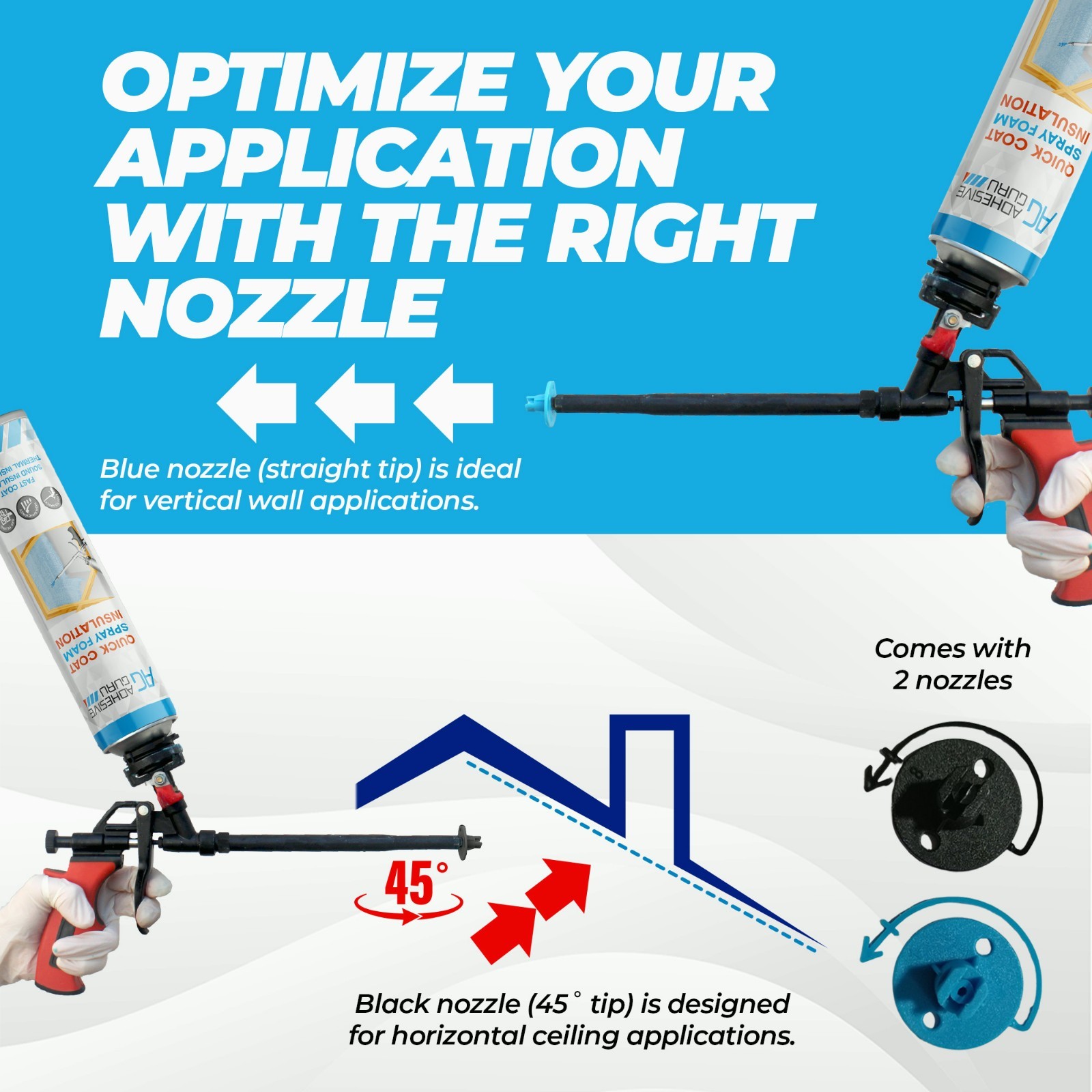 QuickCoat Closed Cell Spray Foam Insulation Kit for Wall–36×32.8oz Covers 720