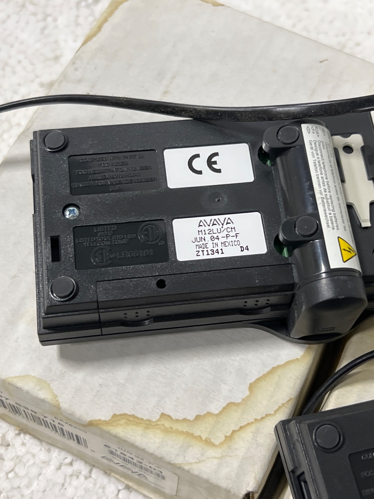 (Lot 2 Pcs) Avaya M12LU/CM Modular Headset Adapter