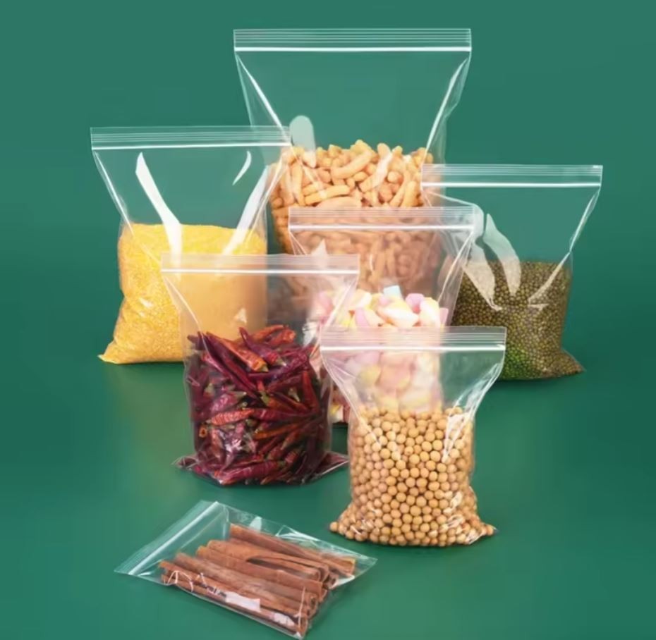 Clear Reclosable Seal Bag Plastic Poly Zip Lock Bags Jewelry Zipper Baggie 2Mil