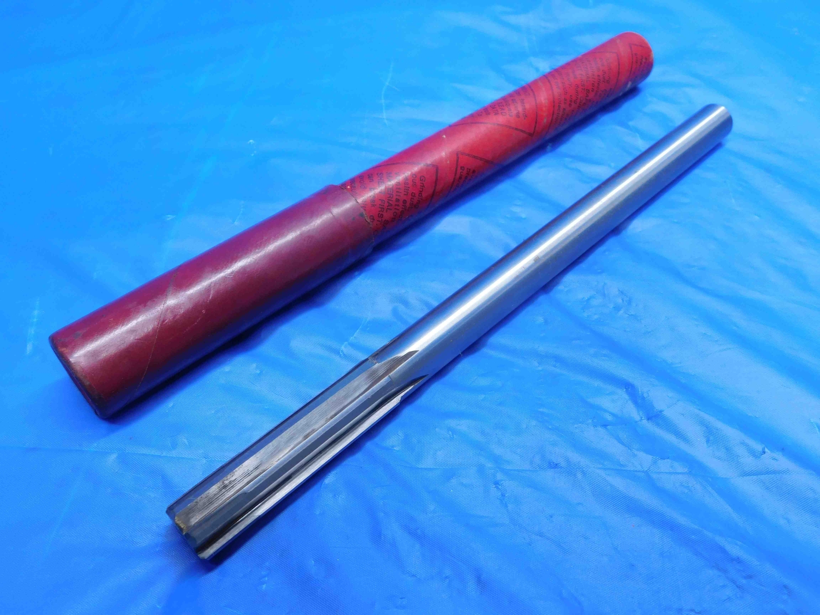 0.61 OD HSS CARBIDE TIPPED REAMER 6 FL .61 .6100 39/64 .6250 -.0150 UNDERSIZE