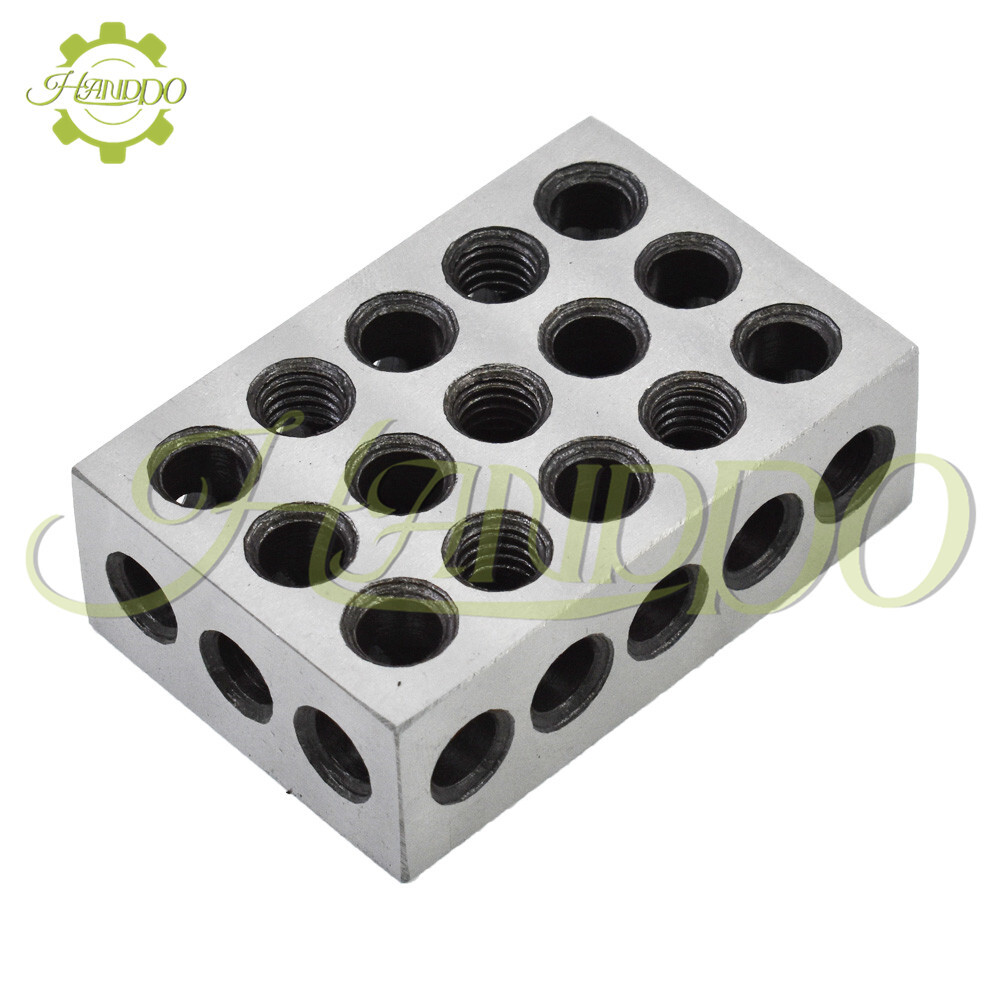 Ultra Precision 1 Matched Pair 1-2-3 Blocks 23 Holes .0002″ Machinist 123