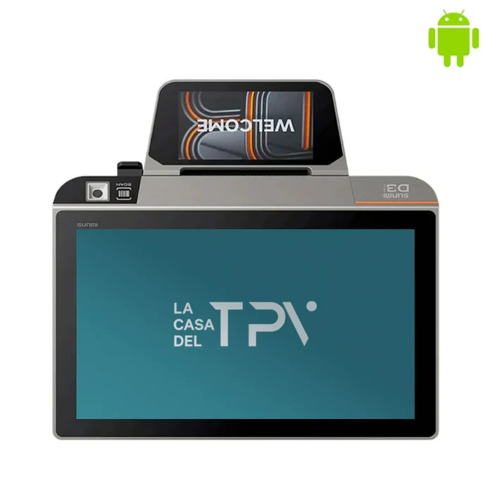TPV Android SUNMI D3 Mini | Qualcomm Hexa-Core | 3GB RAM | 32GB | 10.1″