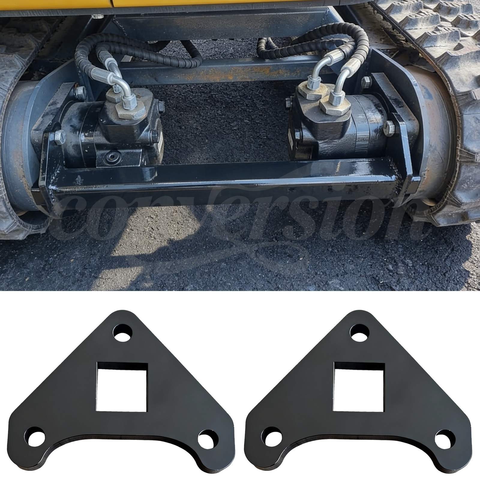 China Mini Excavator Drive Motor Reinforcement Brackets