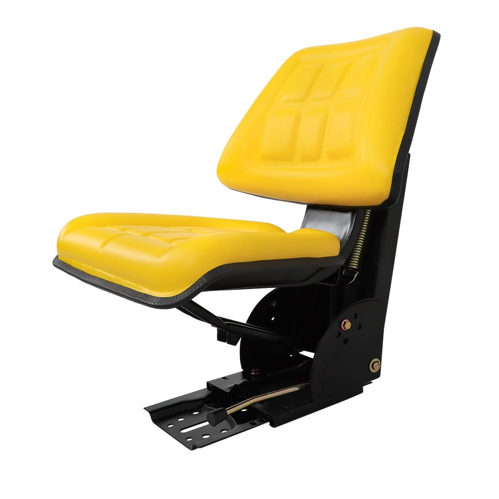 Yellow Tractor Suspension Seat For John Deere 1020 1530 2020 2030 5200 5400 6110