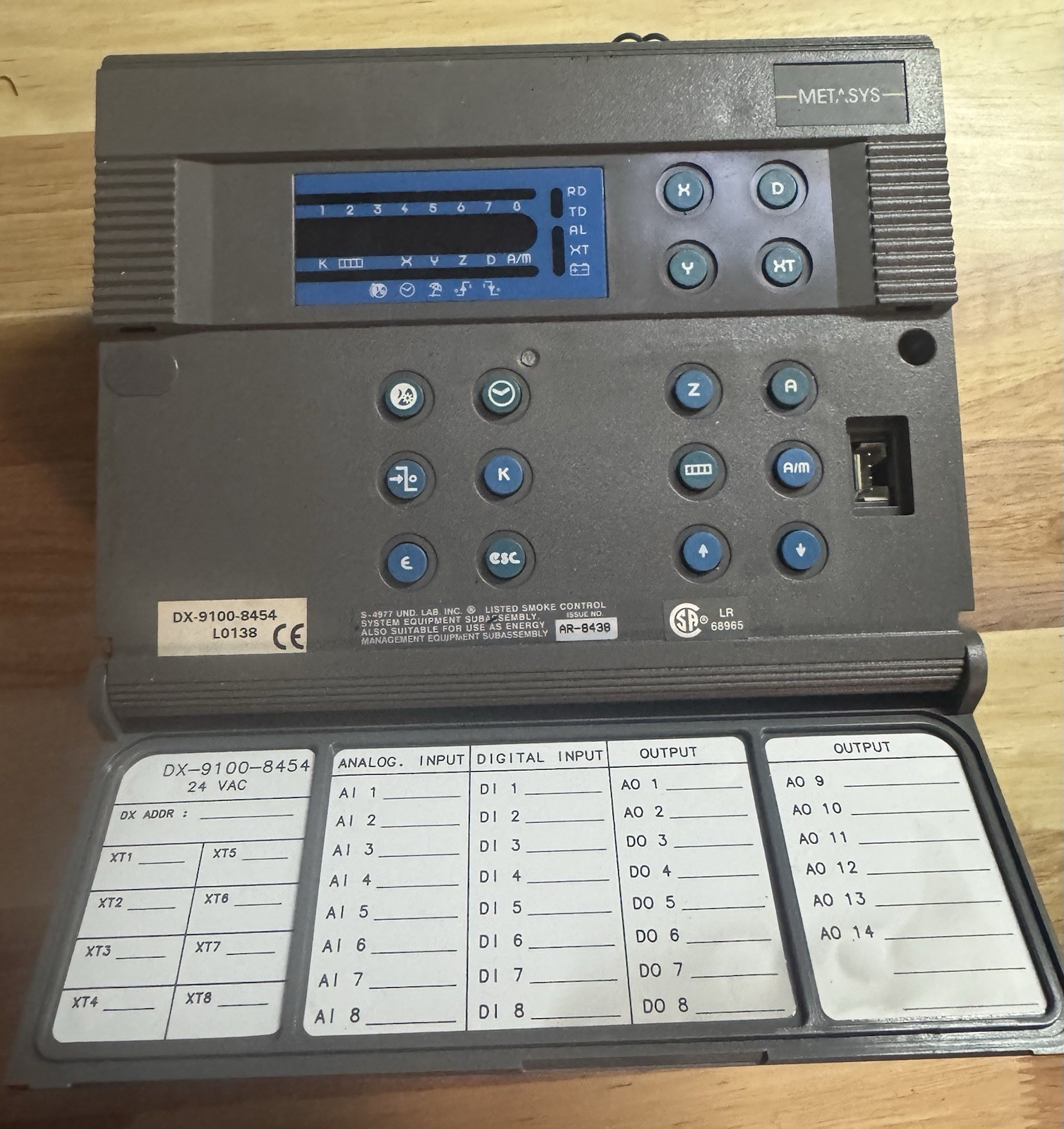 Johnson Controls Dx-9100-8454 Metasys Controller