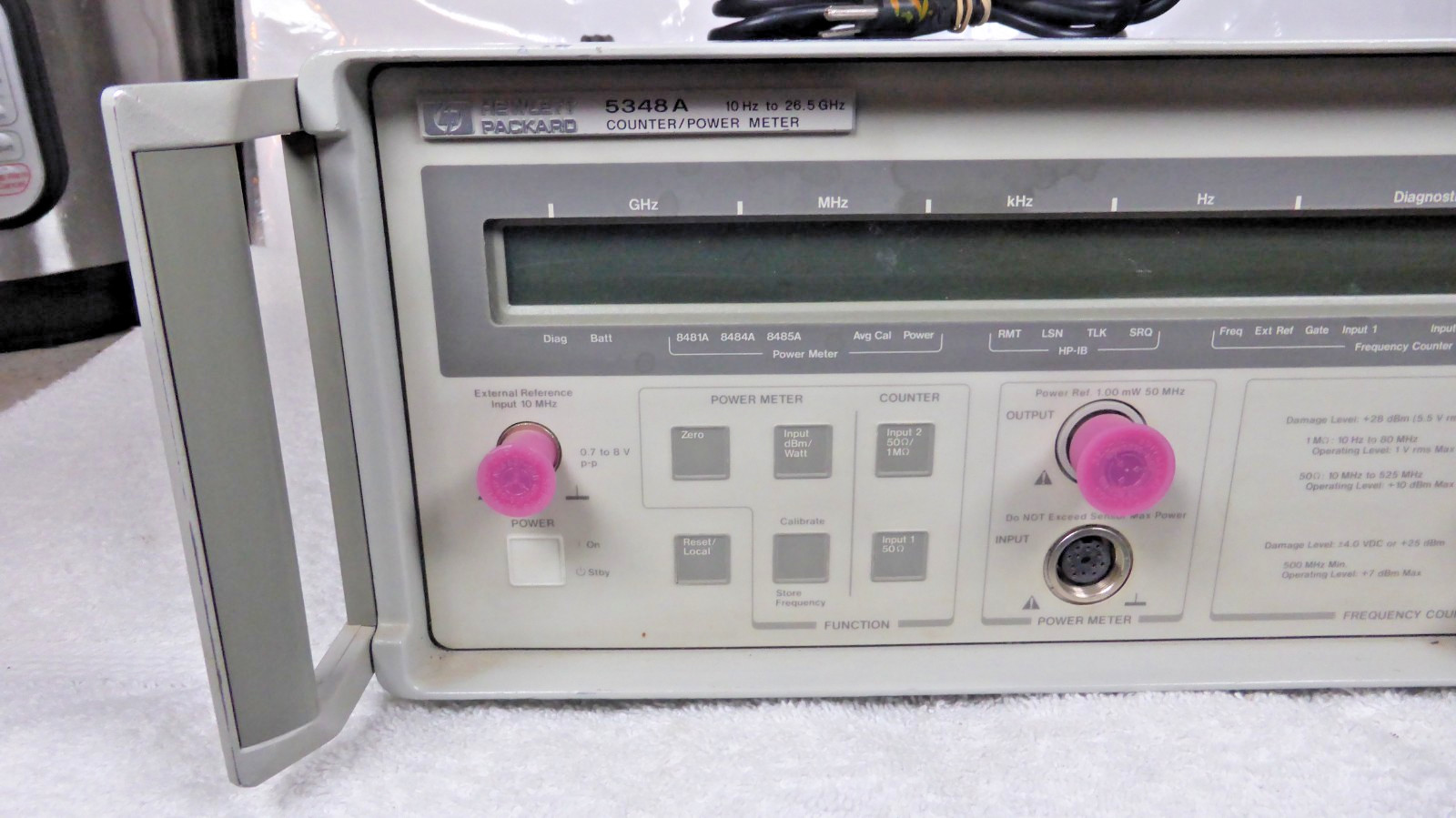 HP – Agilent – Keysight 5348A Microwave Counter/Power Meter