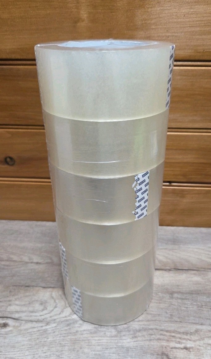 6 Rolls Of ULINE S-423 2″ x 110yds 2mil Clear Packing/Shipping Tape New Sealed