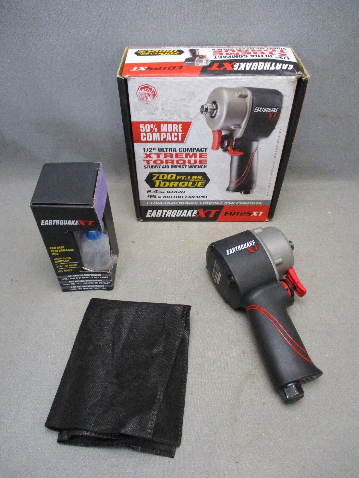 Earthquake XT EQ12SXT 1/2″ Ultra Compact Air Impact Wrench 700 ft.lbs