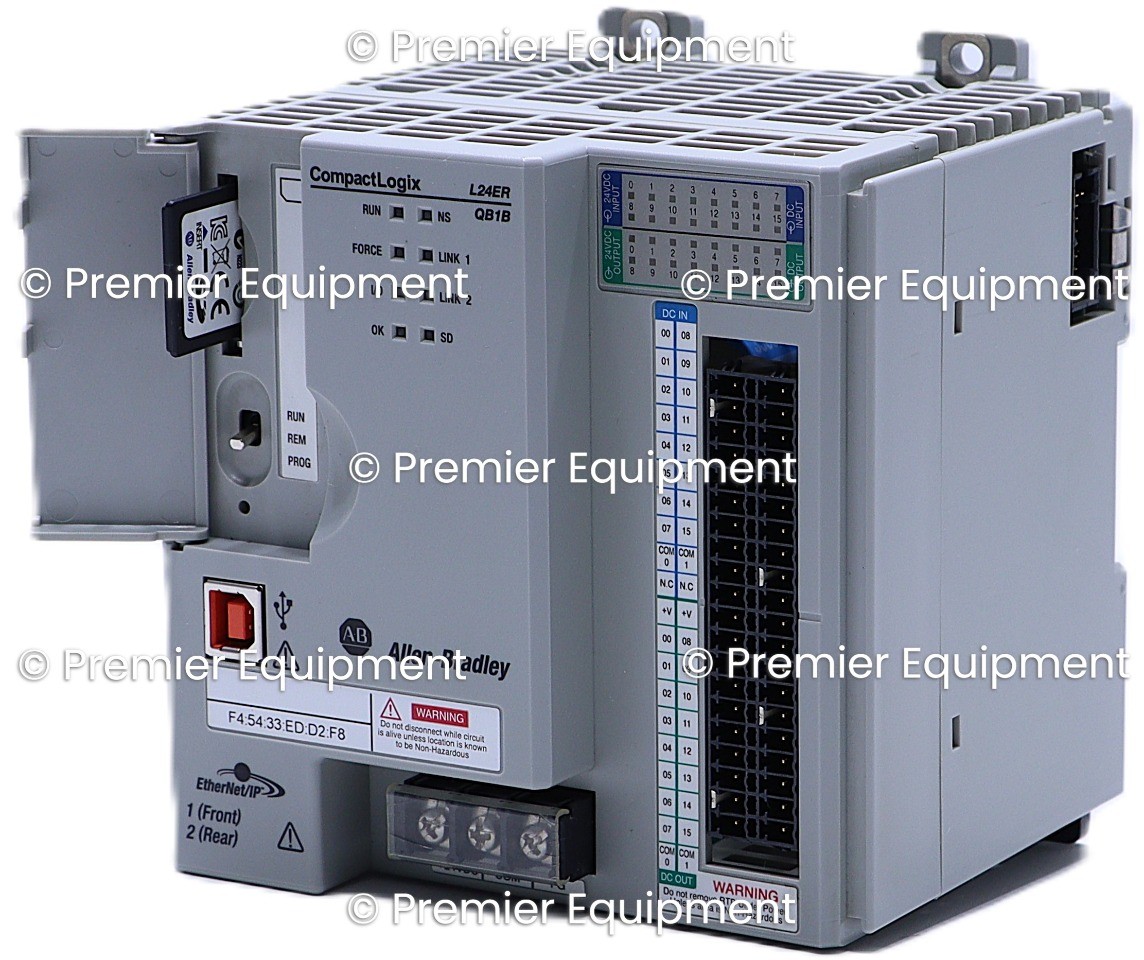 * ALLEN BRADLEY 1769-L24ER-QB1B /A COMPACTLOGIX 5370 750KB D I/O CONTROLLER