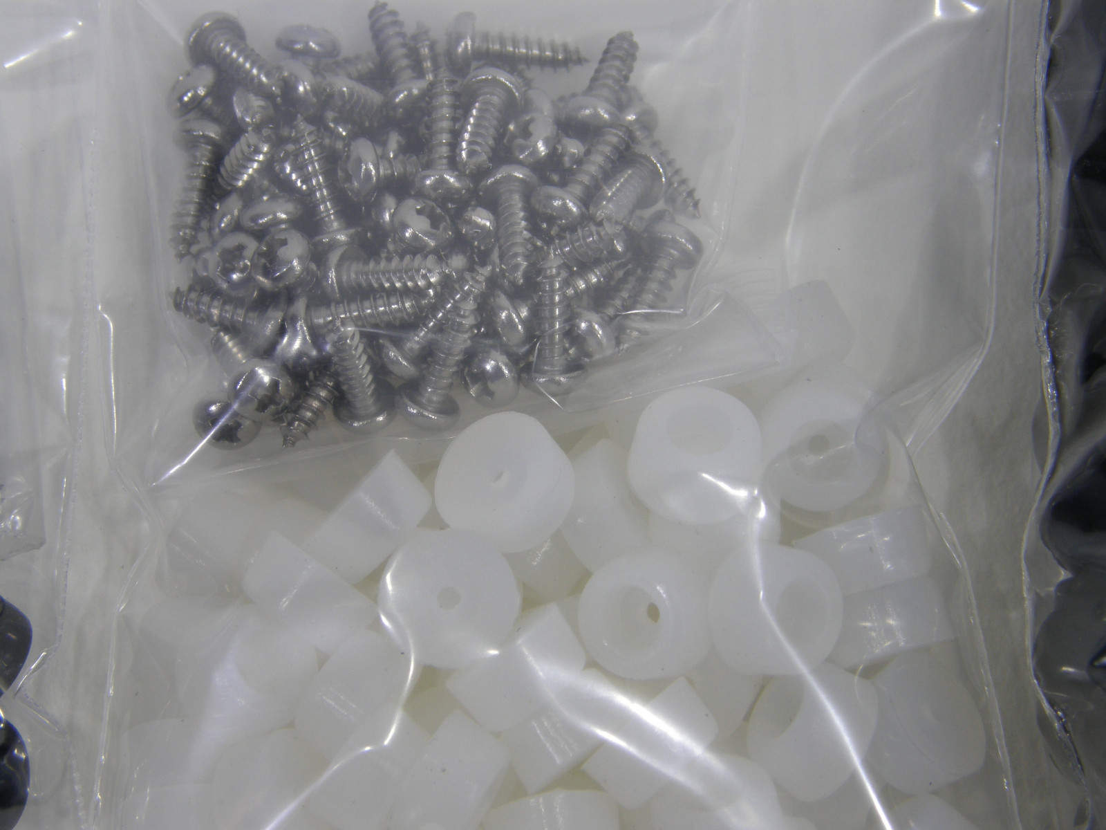 Extra Small 3/8″ DIA Rubber Bumpers with Stainless Steel Screws (Black or Clear)