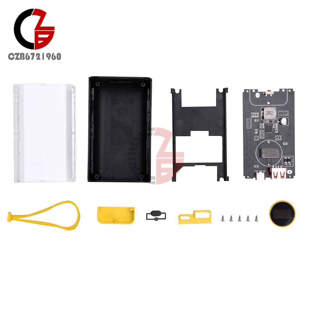 DIY Power Bank Box PD 22.5 W Fast Charging Case Portable 18650 USB Power Bank