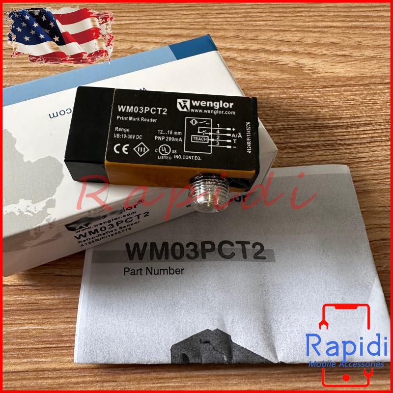 New In Box Photoelectric Sensor Switch For Wenglor WM03PCT2 10-30VDC 4Pins