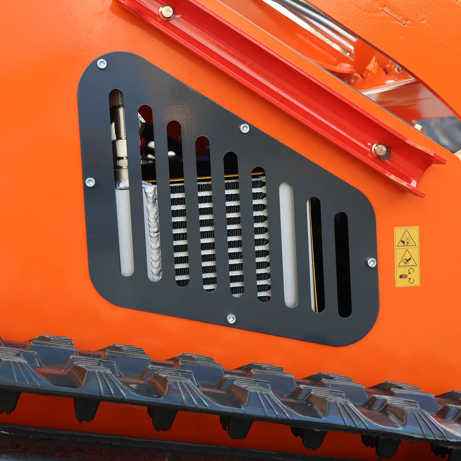 Upgraded Mini Skid Steer 24HP Twin cylinder Tracked Loader Three-stage Pump