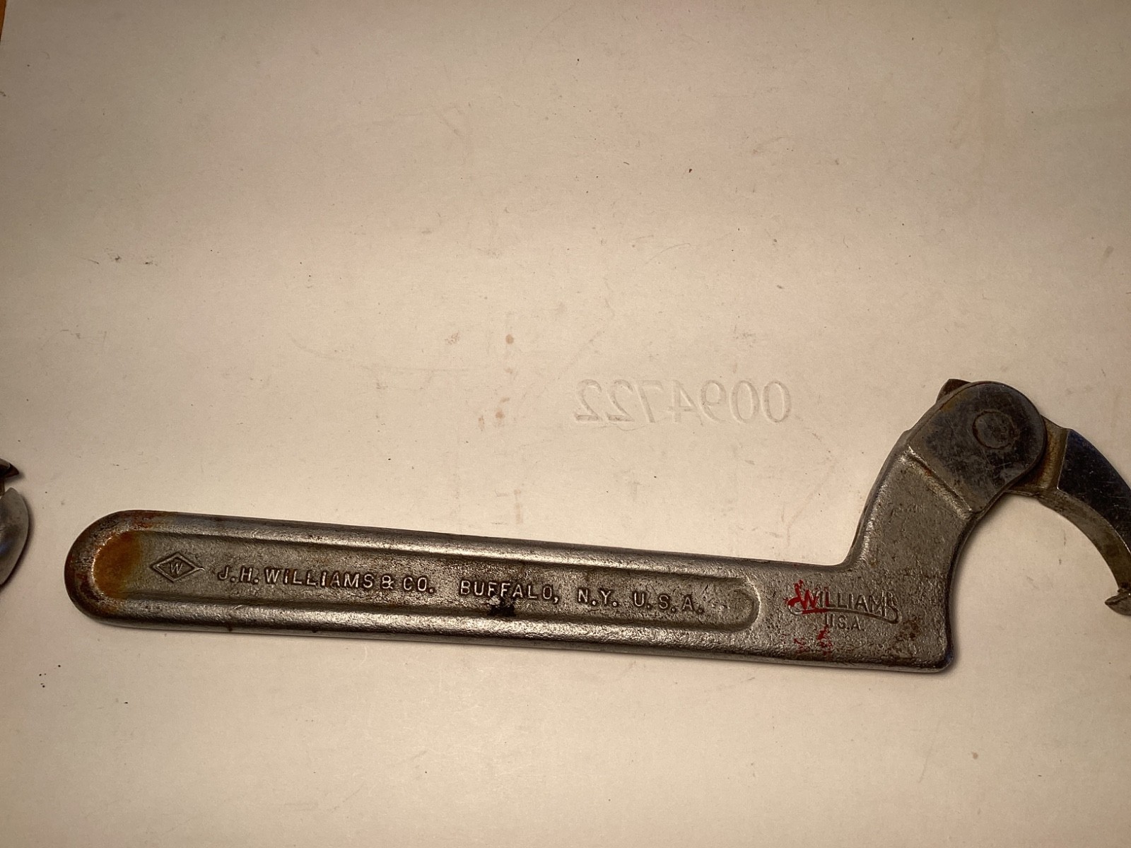 Williams 1474 Adjustable Hook Spanner 2″ To 4-3/4″ Machinist Lathe Wrench USA