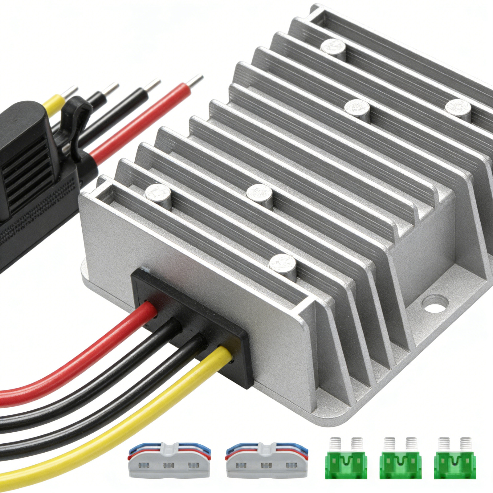 Golf Cart Voltage Reducer Power step downConverter DC 17-55V to DC 12V 20A 240W